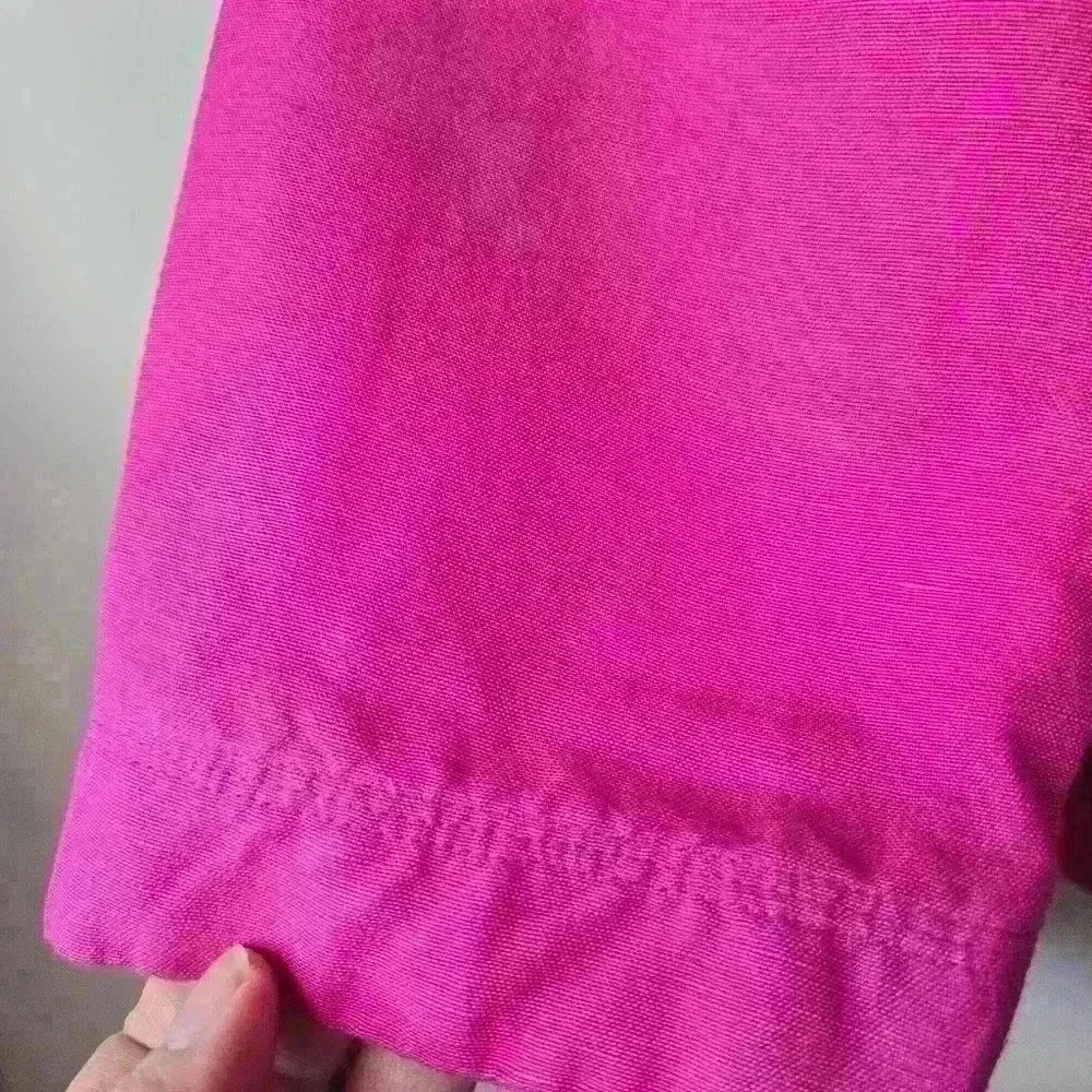 Vintage Mark, Fore & Strike Linen blend Pink Top Size M Lagenlook - Picture 4 of 7